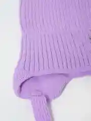 Фиолетовый шапка детская осенняя