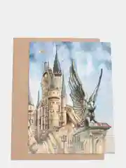Открытка "Winged boar statue"