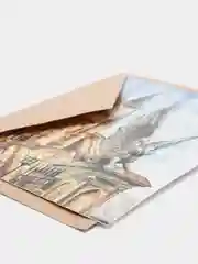 Открытка "Winged boar statue"