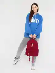 Багровый рюкзак Fluffy, женский