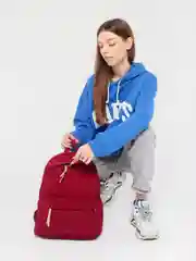 Багровый рюкзак Fluffy, женский