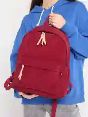 Багровый рюкзак Fluffy, женский