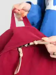 Багровый рюкзак Fluffy, женский