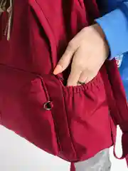 Багровый рюкзак Fluffy, женский