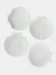 Белый подставка Ракушка / Для украшений и мелких предметов
