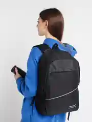Черный рюкзак мужской JOY START повседневный, для ноутбука, с USB, черный