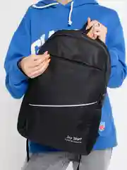 Черный рюкзак мужской JOY START повседневный, для ноутбука, с USB, черный