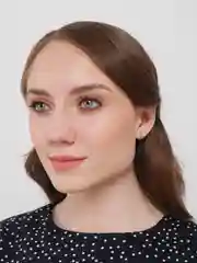 Серьги женские "Плетенные кольца"