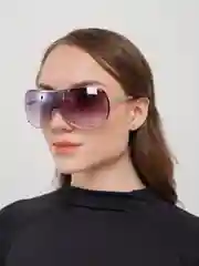 Черный очки женские солнцезащитные с чехлом
