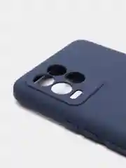 Темно-синий чехол силиконовый на REALME 8/8pro/8i/C21/C21Y/C3/C11(2021)
