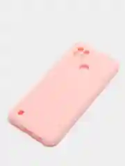 Розовый чехол силиконовый на REALME 8/8pro/8i/C21/C21Y/C3/C11(2021)