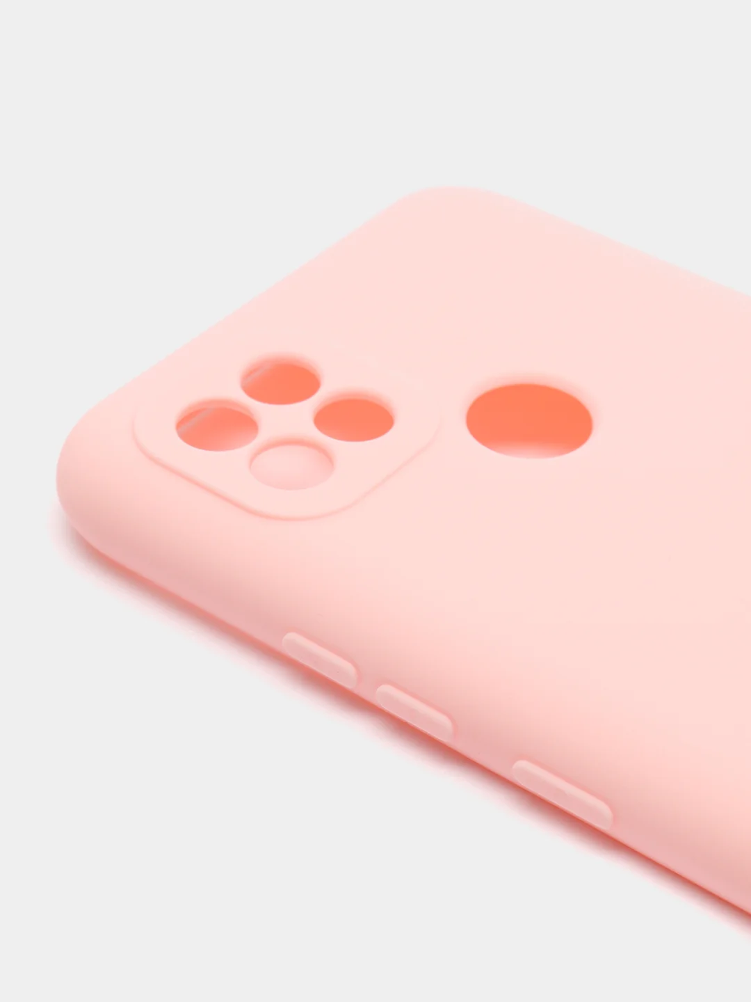 Розовый чехол силиконовый на REALME 8/8pro/8i/C21/C21Y/C3/C11(2021)