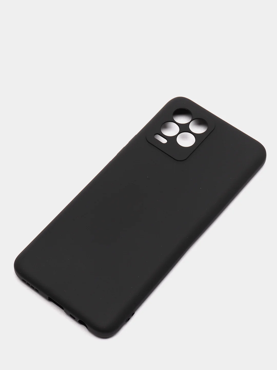 Черный чехол силиконовый на REALME 8/8pro/8i/C21/C21Y/C3/C11(2021)