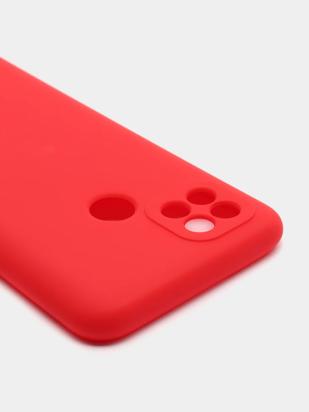 Красный чехол силиконовый на REALME 8/8pro/8i/C21/C21Y/C3/C11(2021)