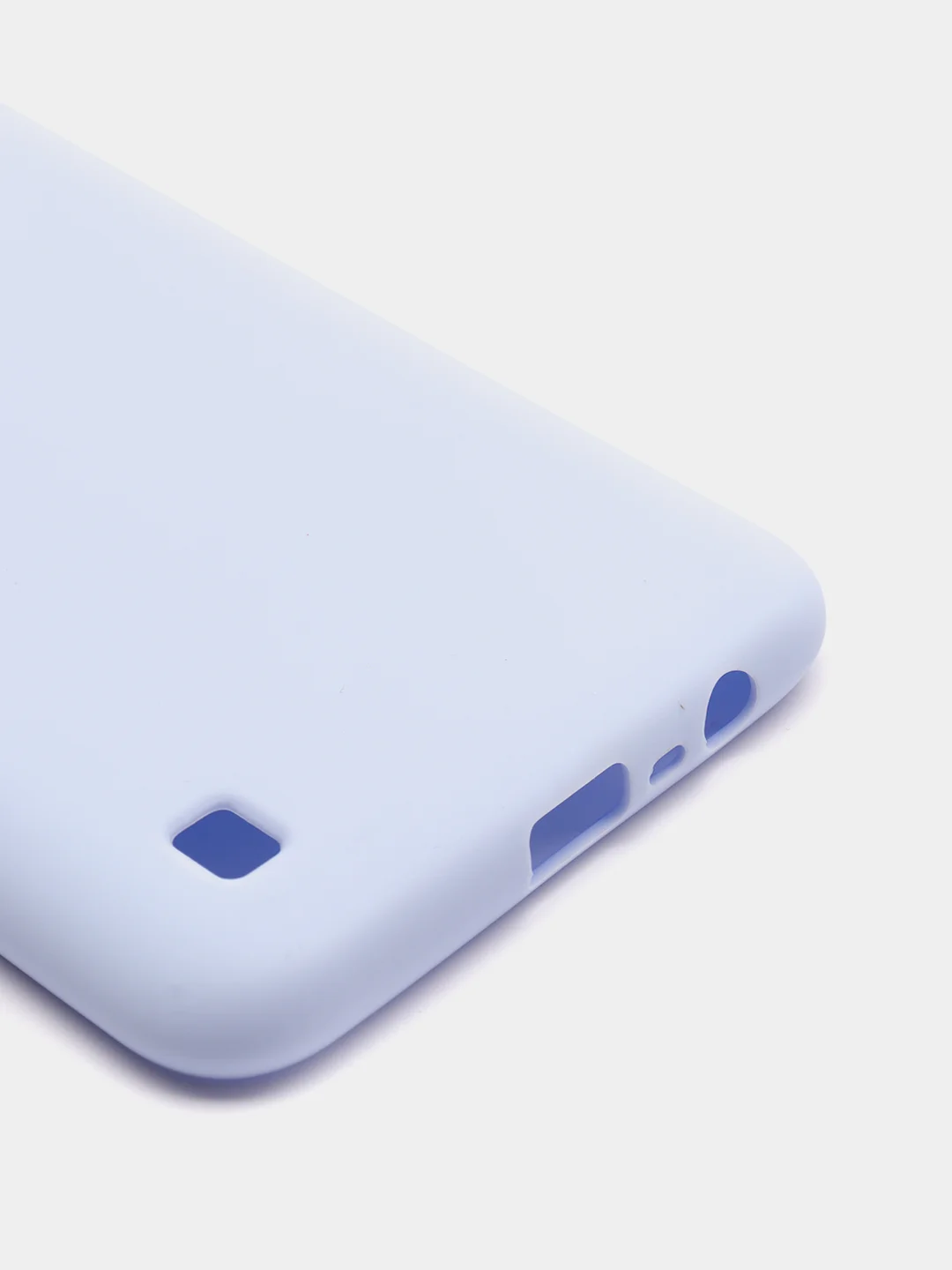 Сиреневый чехол силиконовый на REALME 8/8pro/8i/C21/C21Y/C3/C11(2021)