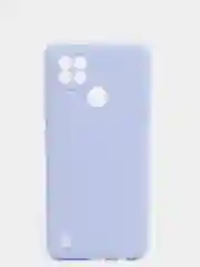 Сиреневый чехол силиконовый на REALME 8/8pro/8i/C21/C21Y/C3/C11(2021)
