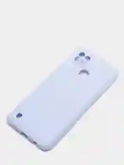 Сиреневый чехол силиконовый на REALME 8/8pro/8i/C21/C21Y/C3/C11(2021)