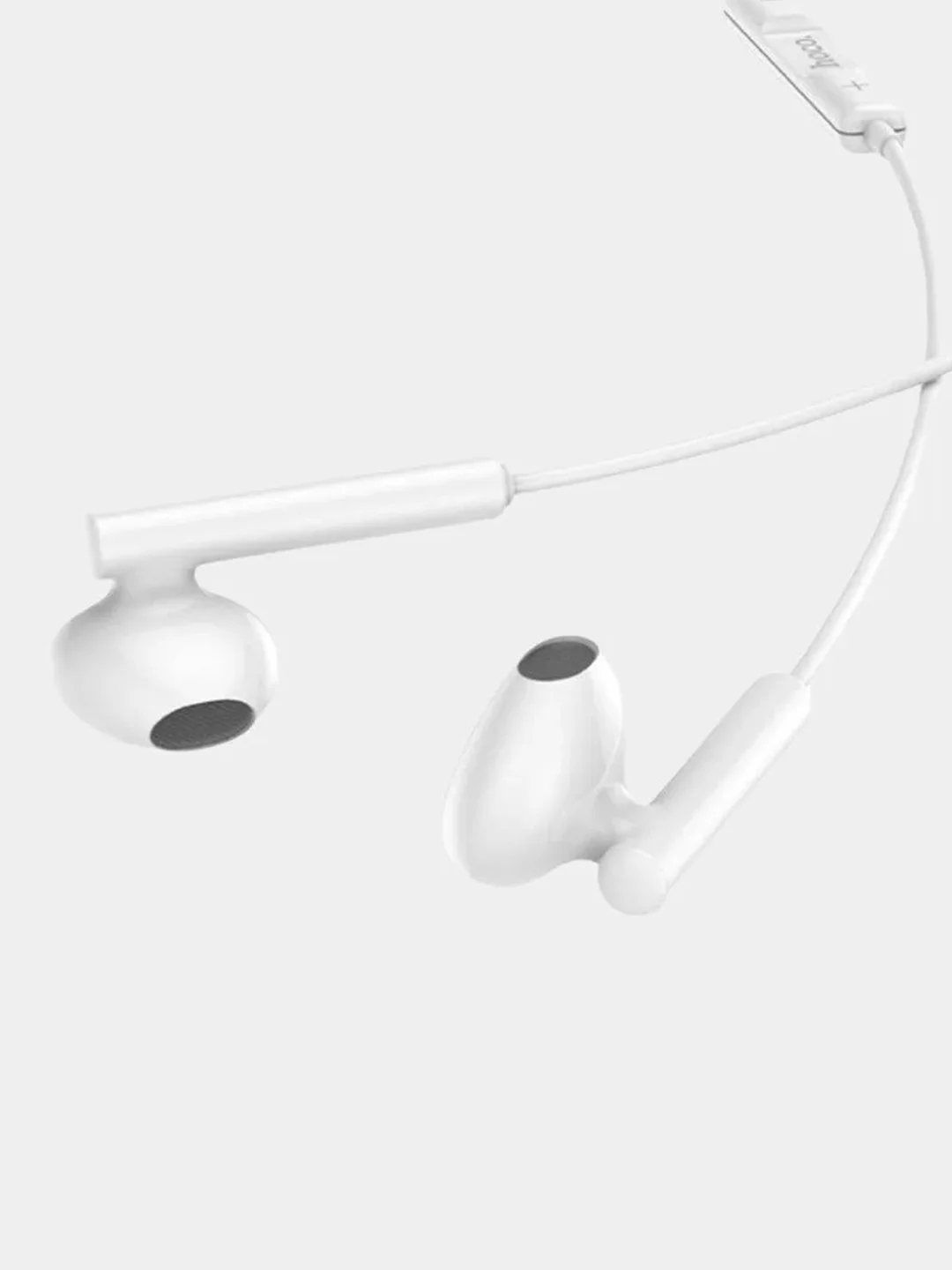 Белый наушники с микрофоном Hoco M64 stereo