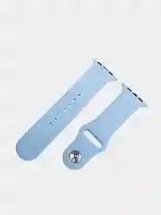Небесно-голубой ремешок для Apple Watch, силиконовый