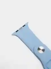 Небесно-голубой ремешок для Apple Watch, силиконовый