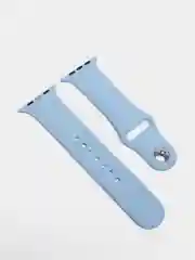 Небесно-голубой ремешок для Apple Watch, силиконовый