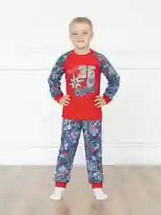 Красный пижама для мальчика. Пижама для девочки. Утенок