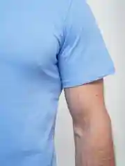 Футболка унисекс голубая, хлопок