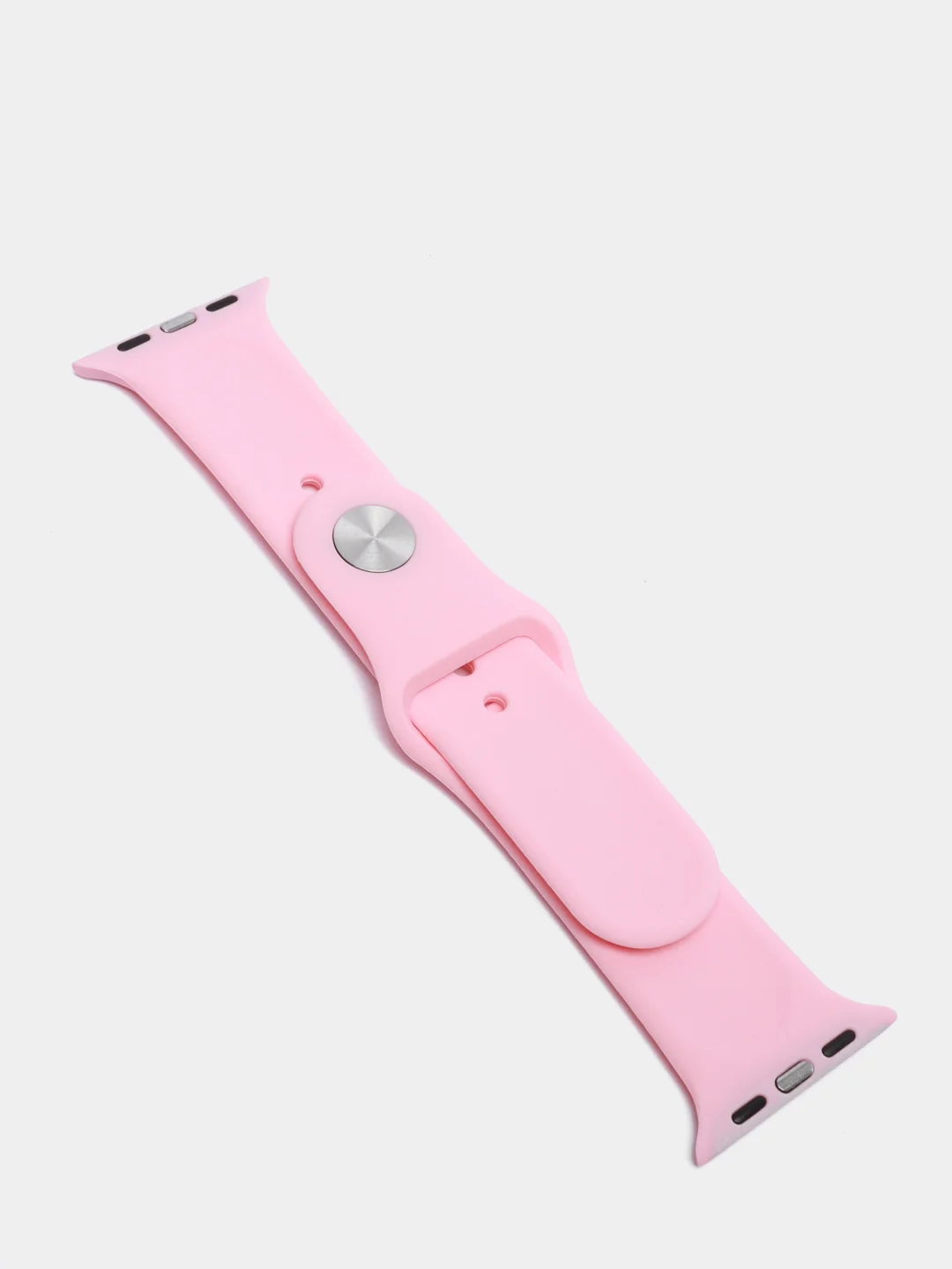 Розовый ремешок для Apple Watch, силиконовый