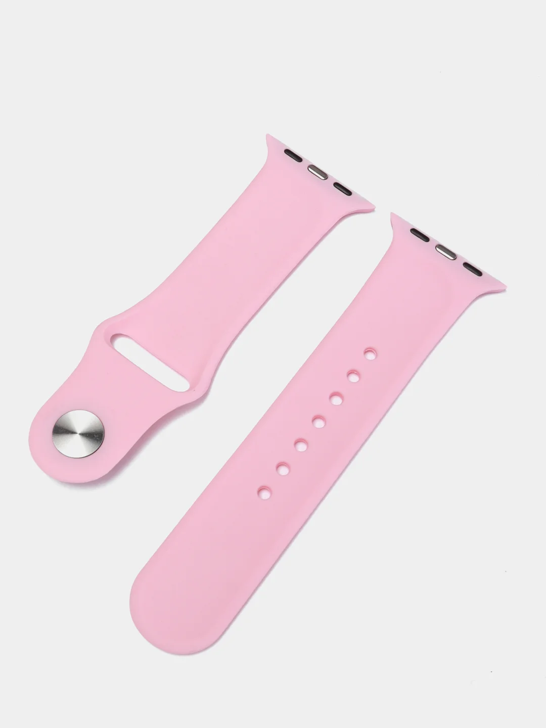 Розовый ремешок для Apple Watch, силиконовый