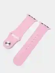 Розовый ремешок для Apple Watch, силиконовый