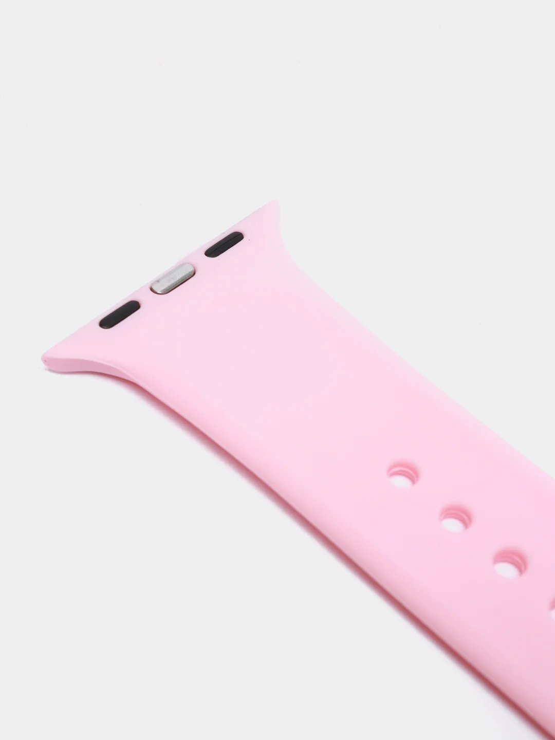Розовый ремешок для Apple Watch, силиконовый