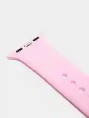 Розовый ремешок для Apple Watch, силиконовый