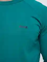 Зеленый лонгслив мужской ALGA