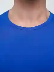 Синий футболка мужская, стрейч