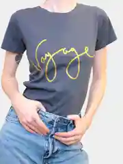 Серый футболка женская
