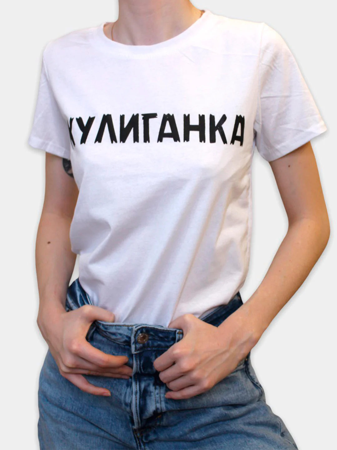 Прозрачный футболка женская