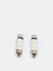 Автолампа светодиодная C5W 3SMD 5050, 36 мм, в комплекте 2 лампы