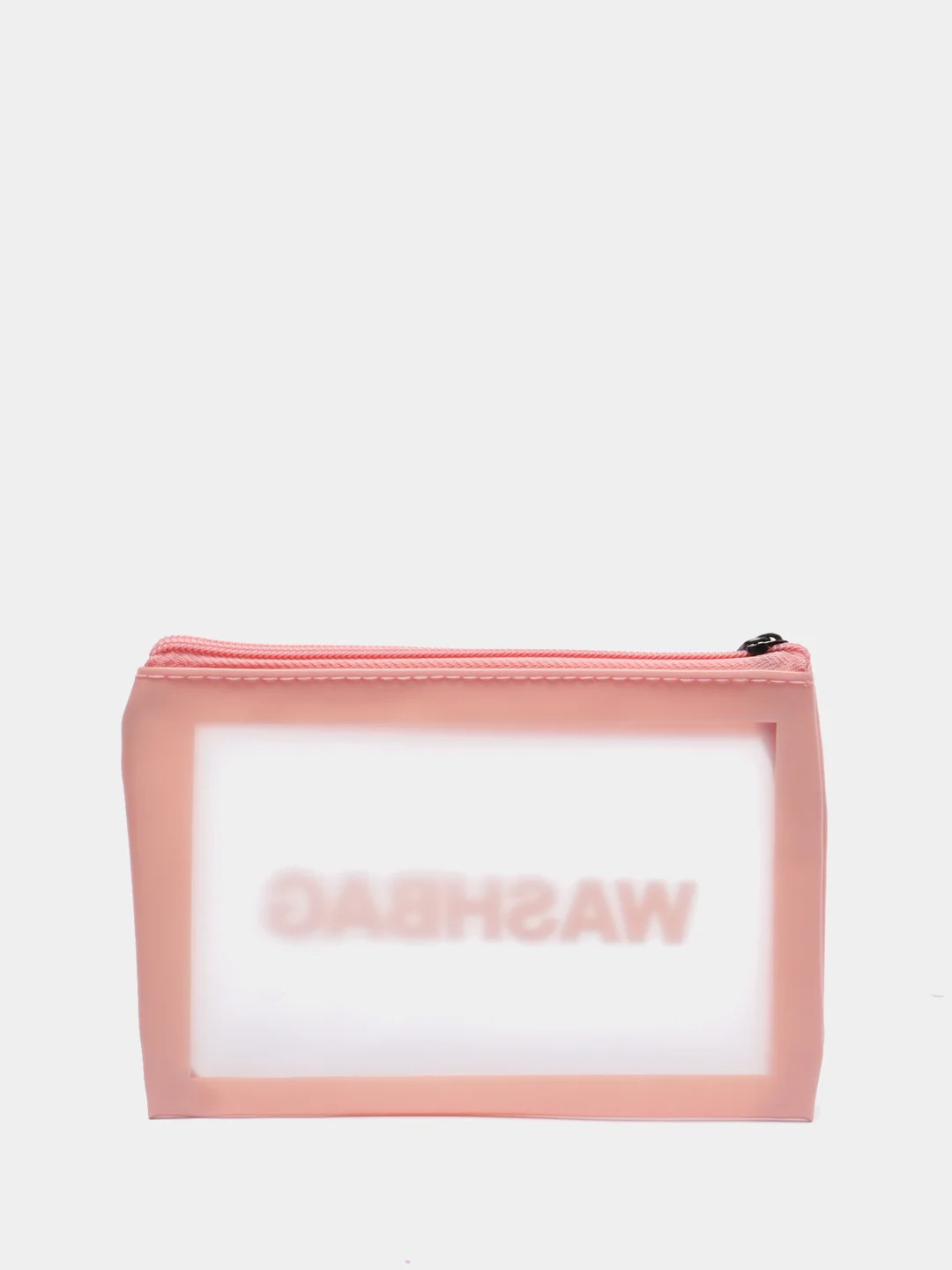 Розовый косметичка прозрачная WashBag, 3 цвета