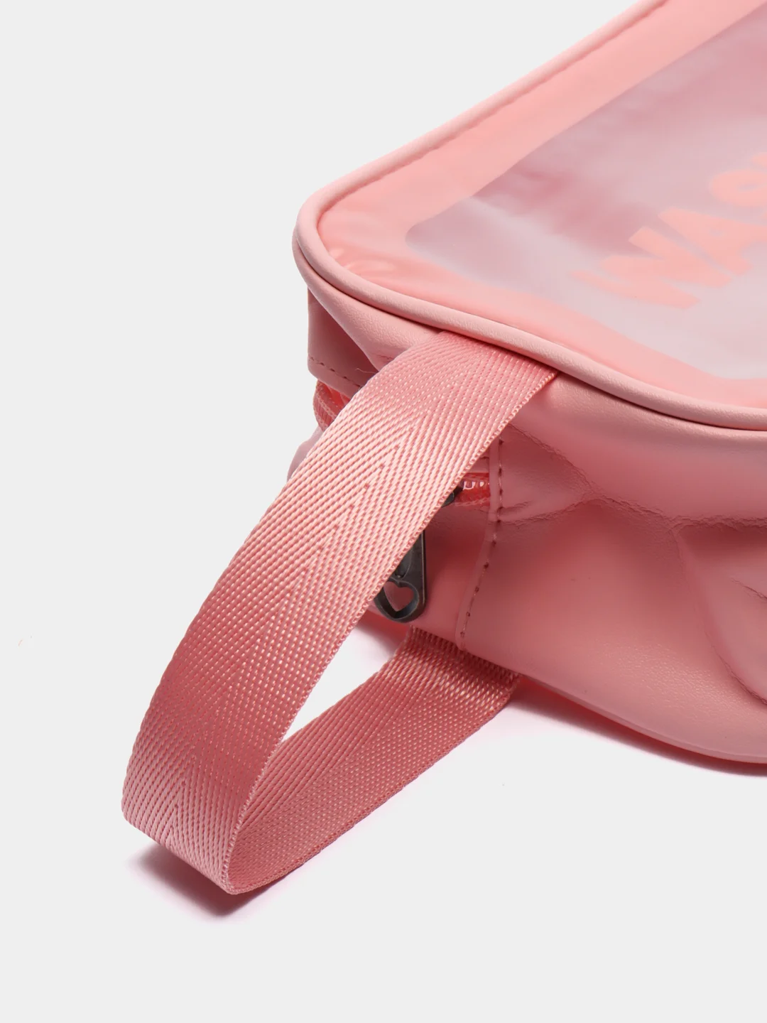 Розовый косметичка прозрачная WashBag, 4 цвета