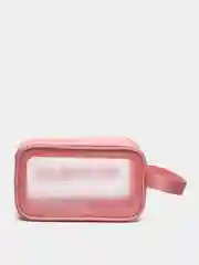 Розовый косметичка прозрачная WashBag, 4 цвета