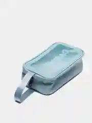 Голубой косметичка прозрачная WashBag, 4 цвета