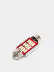Автолампа светодиодная C5W (12SMD 1414), радиатор, 36 мм, биполярная, 2 штуки