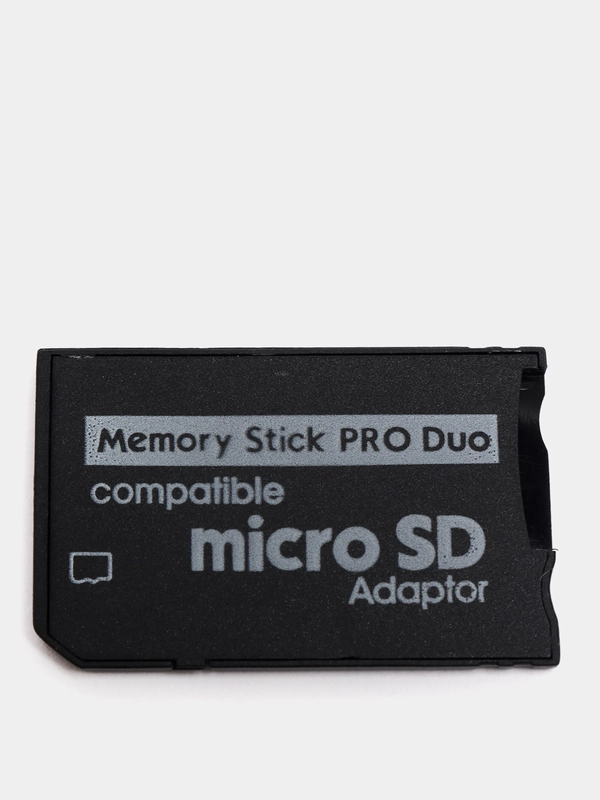 Адаптер, переходник с microSD на Memory Stick PRO Duo для камер и приставок Sony
