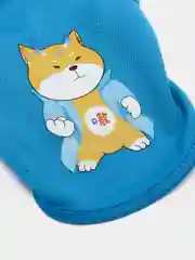 Голубой маечка для кошек и собак