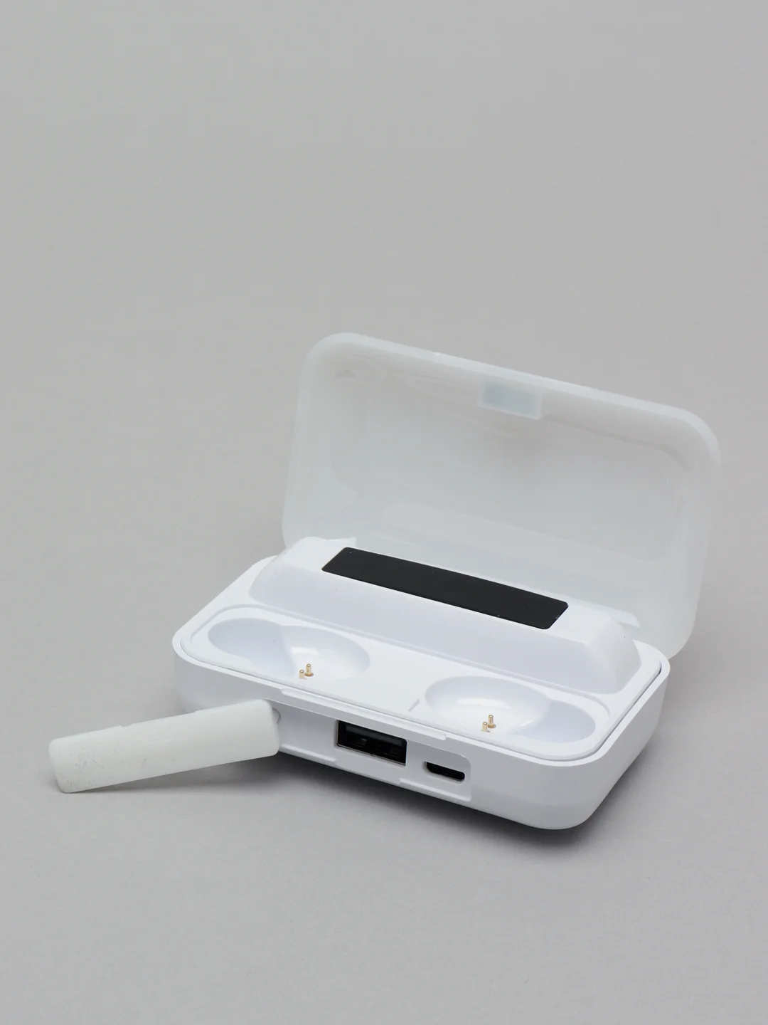 Аметистовый беспроводные наушники F9 с микрофоном, Power Bank