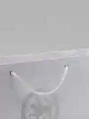 Белый подарочный пакет Alga