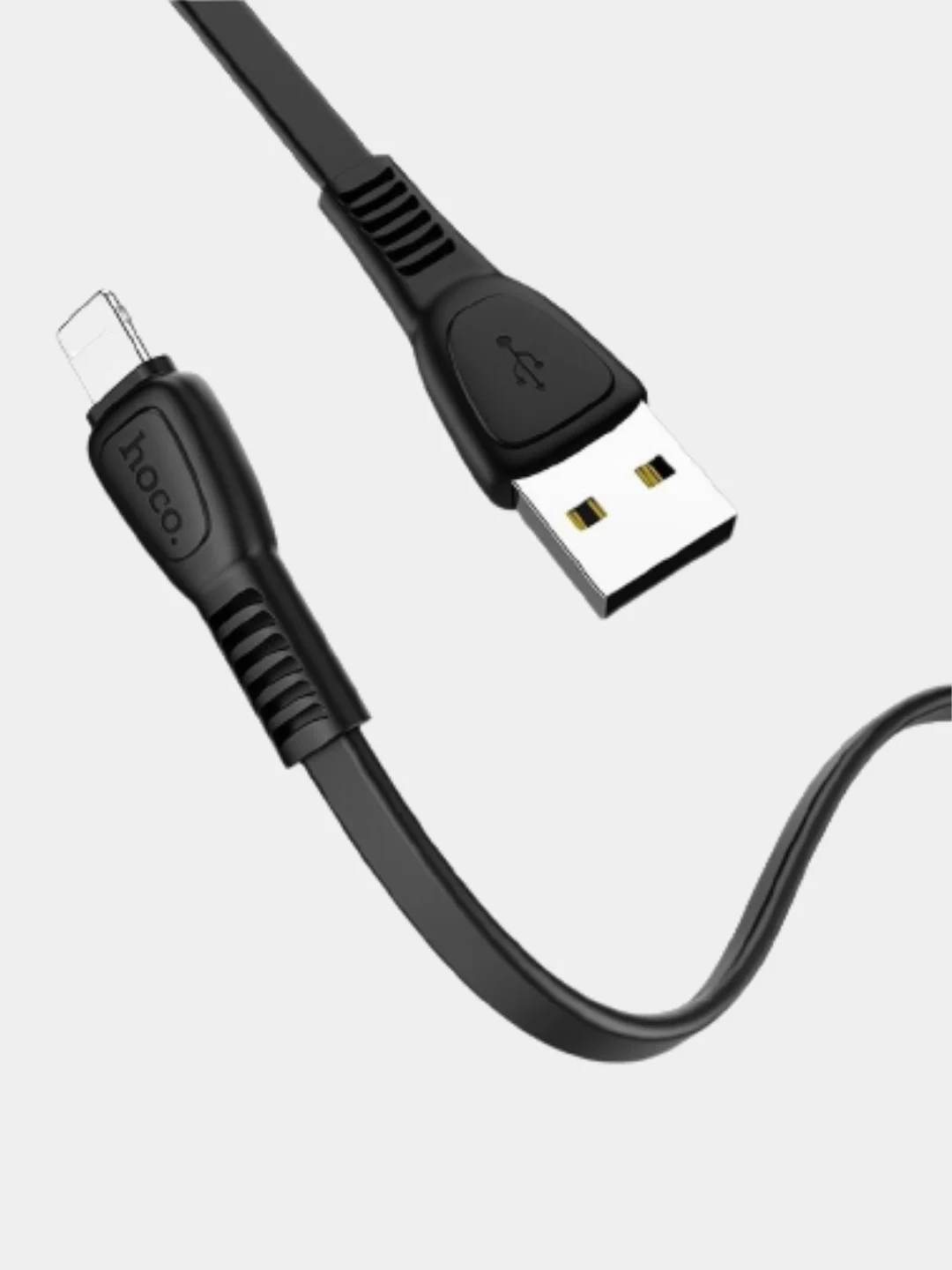 Белый usb-кабель HOCO X40 для зарядки и передачи данных Lightning/Micro USB/Type-C, 2.4A, 1 м