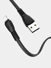 Белый usb-кабель HOCO X40 для зарядки и передачи данных Lightning/Micro USB/Type-C, 2.4A, 1 м