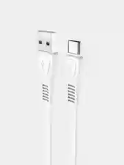 Белый usb-кабель HOCO X40 для зарядки и передачи данных Lightning/Micro USB/Type-C, 2.4A, 1 м