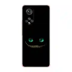 Черный чехол на Huawei Nova 9/Honor 50 / Хуавей Нова 9/Хонор 50 прозрачный, с рисунком